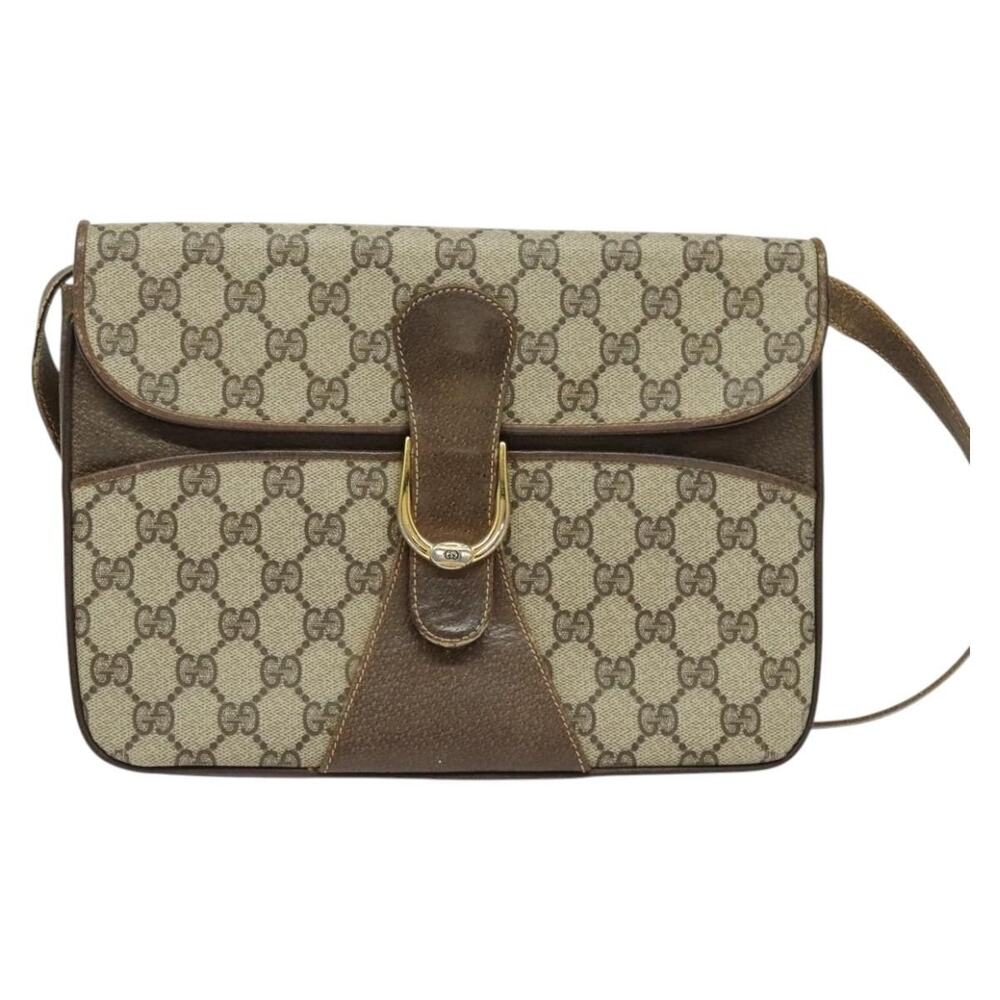 Gucci GG Supreme Shoulder Bag Beige